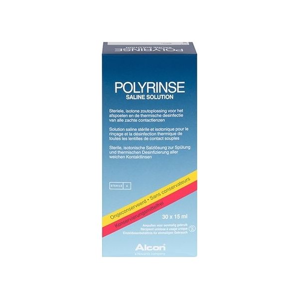 Polyrinse Sterile Salzlösung Ampullen 30x15ml - Produit pour lentilles