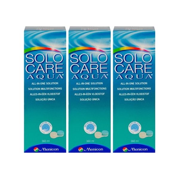 Solocare Vorratspack 3x360ml - Produit pour lentilles